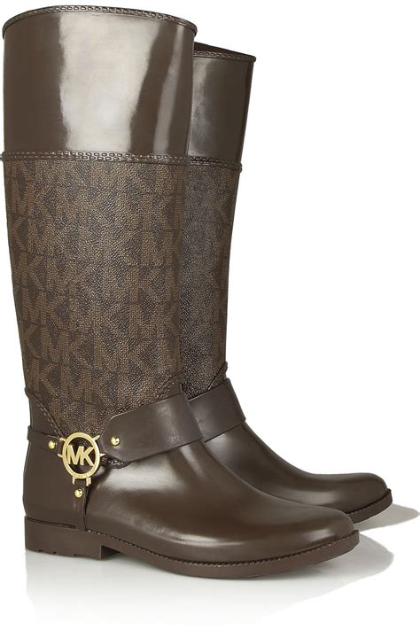 michael kors rubber boots|michael kors boots outlet.